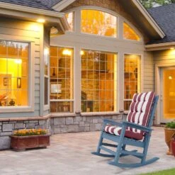 19 In. X 47 In. X 4 In. Outdoor Olefin Modern Tufted Adirondack Chair Cushion In Red And White 21 19 In. X 47 In. X 4 In. Outdoor Olefin Modern Tufted Adirondack Chair Cushion In Red And White -More Furniture Store adirondack chair cushions aczkd redwhite 31 1000