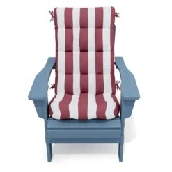 19 In. X 47 In. X 4 In. Outdoor Olefin Modern Tufted Adirondack Chair Cushion In Red And White 15 19 In. X 47 In. X 4 In. Outdoor Olefin Modern Tufted Adirondack Chair Cushion In Red And White -More Furniture Store adirondack chair cushions aczkd redwhite 4f 1000