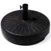50 Lbs. Capacity Resin Patio Umbrella Base In Black