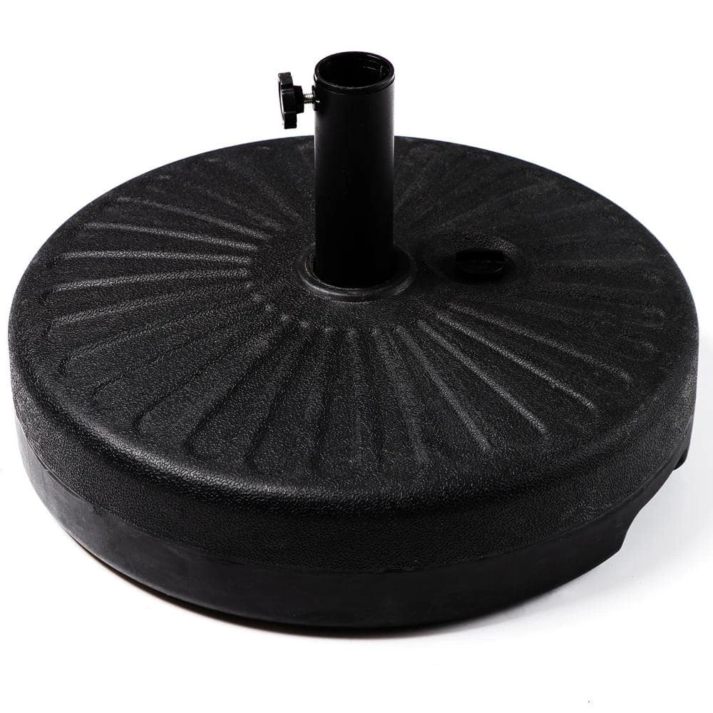 50 Lbs. Capacity Resin Patio Umbrella Base In Black 1 50 Lbs. Capacity Resin Patio Umbrella Base In Black