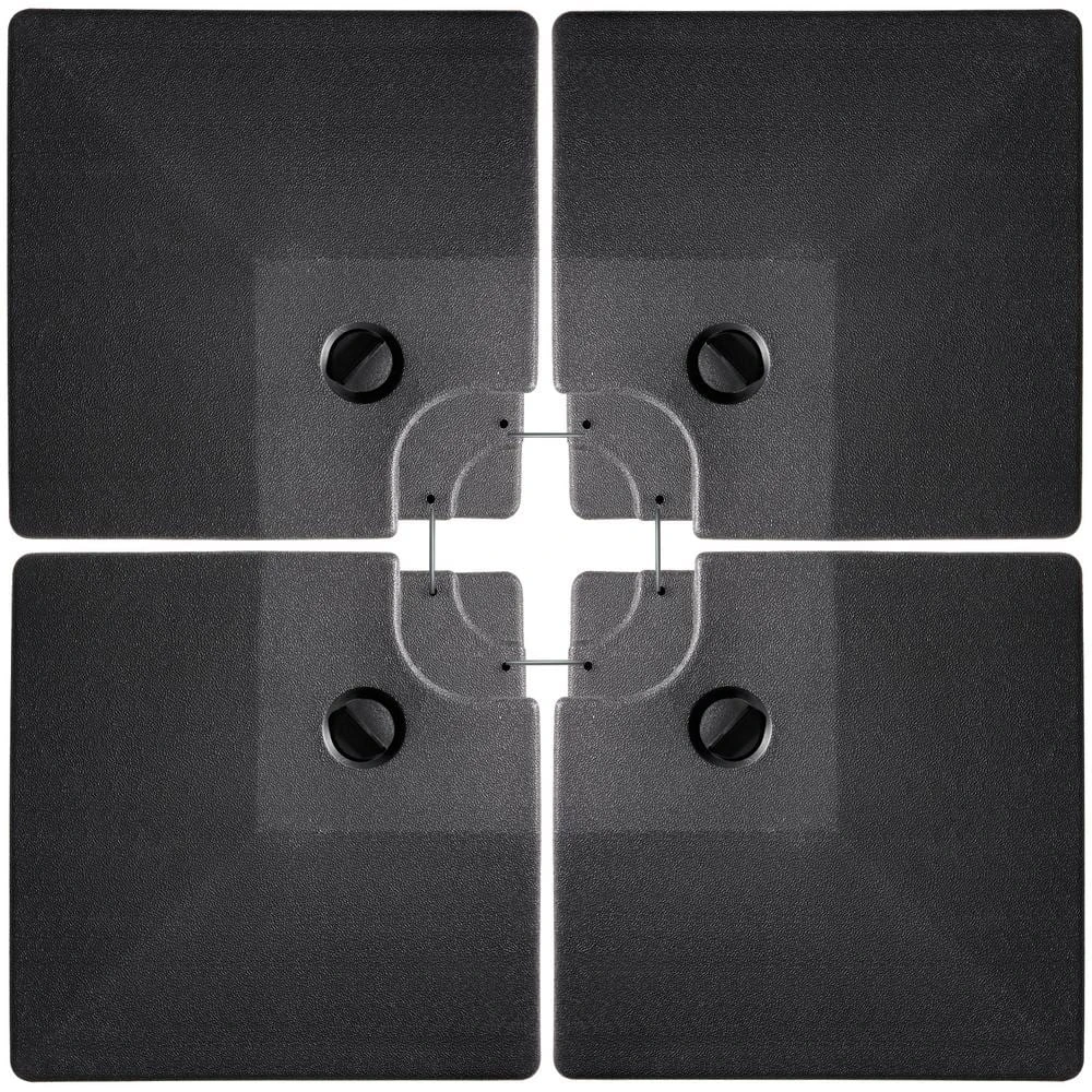 256 Lbs. Plastic Free Standing Patio Umbrella Base In Black For Cantilever Umbrella 1 256 Lbs. Plastic Free Standing Patio Umbrella Base In Black For Cantilever Umbrella