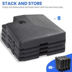 256 Lbs. Plastic Free Standing Patio Umbrella Base In Black For Cantilever Umbrella 11 256 Lbs. Plastic Free Standing Patio Umbrella Base In Black For Cantilever Umbrella -More Furniture Store black patio umbrella stands dz dahao d4 1000