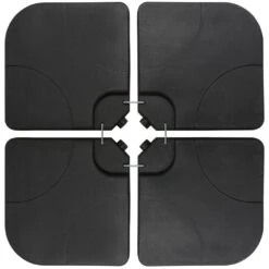 4-Piece 230 Lbs. Capacity Plastic Free Standing Patio Umbrella Base In Black 14 4-Piece 230 Lbs. Capacity Plastic Free Standing Patio Umbrella Base In Black -More Furniture Store black patio umbrella stands dz u4 1d 1000