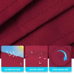 10 Ft. Cantilever Offset Umbrella Patio Umbrella In Red -More Furniture Store cantilever umbrellas 10sc xjs red fa 1000