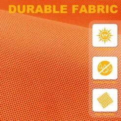 10ft Cantilever Offset Patio Umbrella With Weighted Base In Pumkin -More Furniture Store cantilever umbrellas alex10 orange 76 1000