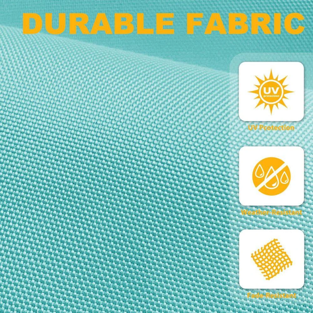 10ft Cantilever Offset Patio Umbrella With Weighted Base In Peacock Blue 8 10ft Cantilever Offset Patio Umbrella With Weighted Base In Peacock Blue - Image 8