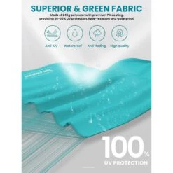 10 Ft. Aluminum Cantilever Umbrella With Cover In Peacook Blue -More Furniture Store cantilever umbrellas boerte10 pb 66 1000