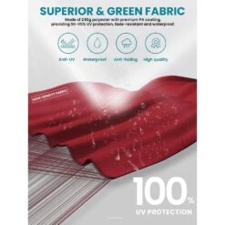 10 Ft. Aluminum Cantilever Umbrella With Cover In Red -More Furniture Store cantilever umbrellas boerte10 red 66 1000