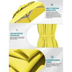 10 Ft. Aluminum Cantilever Umbrella With Cover In Yellow -More Furniture Store cantilever umbrellas boerte10 yellow a0 1000