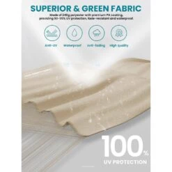 10 Ft. Round Patio Cantilever Umbrella With Cover In Beige 9 10 Ft. Round Patio Cantilever Umbrella With Cover In Beige -More Furniture Store cantilever umbrellas boerte11 beige 66 1000