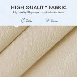 10 Ft. Square Cantilever Umbrella Patio Rotation Outdoor Umbrella With Cover In Beige 10 10 Ft. Square Cantilever Umbrella Patio Rotation Outdoor Umbrella With Cover In Beige -More Furniture Store cantilever umbrellas fxlms10 bg 1f 1000