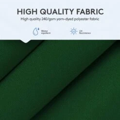 10 Ft. Square Cantilever Umbrella Patio Rotation Outdoor Umbrella With Cover In Dark Green -More Furniture Store cantilever umbrellas fxlms10 dgn 44 1000