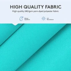 10 Ft. Square Cantilever Umbrella Patio Rotation Outdoor Umbrella With Cover In Peacock Blue -More Furniture Store cantilever umbrellas fxlms10 pb 44 1000