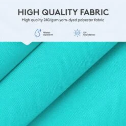 11 Ft. Square Cantilever Umbrella Patio Rotation Outdoor Umbrella With Cover In Peacock Blue -More Furniture Store cantilever umbrellas fxlms11 pb fa 1000