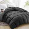 All Season Gray Full Polyester Breathable Comforter