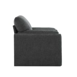 Modern Dark Grey Chenille Oversized Wood Accent Outdoor And Indoor Lounge Chair With Armrest Cushion For Living Room 10 Modern Dark Grey Chenille Oversized Wood Accent Outdoor And Indoor Lounge Chair With Armrest Cushion For Living Room -More Furniture Store dark grey jearey accent chairs e13puzy hd bk 1f 1000