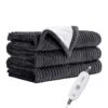 Electric Heated Blanket Grey