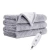 Electric Heated Blanket Light Grey