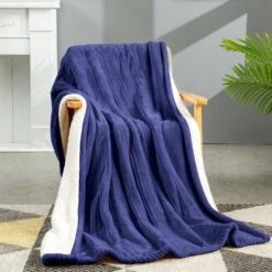 Electric Heated Blanket Navy -More Furniture Store electric blankets drgthk hd navy 31 1000