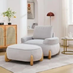 Modern Gray Velvet Accent Arm Chair With Ottoman 14 Modern Gray Velvet Accent Arm Chair With Ottoman -More Furniture Store gray jearey accent chairs 2ymty hd black fa 1000