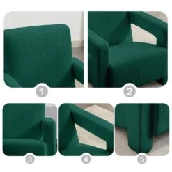 Modern Green Adirondack Chair Interior Design Style Luxurious Lambswool Upholstered Accent Chair -More Furniture Store green jearey accent chairs slswy white 4f 1000