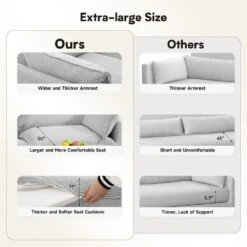 Modern Grey Corduroy Accent Armchair With Ottoman For Living -More Furniture Store grey jearey accent chairs e46sf 1 gy 4f 1000