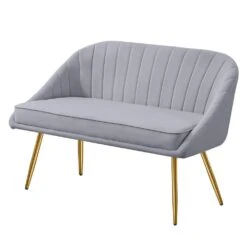 3-Piece Living Room Set With Brushed Velvet In Grey 11 3-Piece Living Room Set With Brushed Velvet In Grey -More Furniture Store grey jearey living room sets tz 4 gy c3 1000