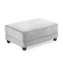 Grey Corduroy Ottoman For Sectional Sofa 9 Grey Corduroy Ottoman For Sectional Sofa -More Furniture Store grey jearey ottomans dxrjd grey 4f 1000