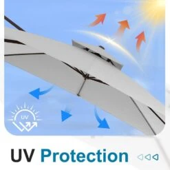 10 X 10 Ft. Steel Cantilever Patio Umbrella In Grey 13 10 X 10 Ft. Steel Cantilever Patio Umbrella In Grey -More Furniture Store jearey cantilever umbrellas 10cusb grey 44 1000