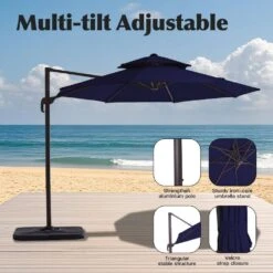 More Furniture Store -More Furniture Store jearey cantilever umbrellas 10sdylm navy e1 1000