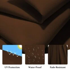 10 Ft. Cantilever Round Offset Patio Umbrella In Brown -More Furniture Store jearey cantilever umbrellas 10xjs2 brn 4f 1000