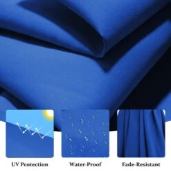 10 Ft. Cantilever Round Offset Patio Umbrella In Blue -More Furniture Store jearey cantilever umbrellas 10xjs2 bu 4f 1000