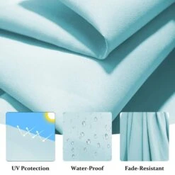 10 Ft. Cantilever Round Offset Patio Umbrella In Light Blue 8 10 Ft. Cantilever Round Offset Patio Umbrella In Light Blue -More Furniture Store jearey cantilever umbrellas 10xjs2 lbu 4f 1000