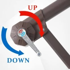 10 Ft. Cantilever Round Offset Patio Umbrella In Pumpkin 12 10 Ft. Cantilever Round Offset Patio Umbrella In Pumpkin -More Furniture Store jearey cantilever umbrellas 10xjs2 pp 44 1000