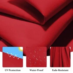 10 Ft. Cantilever Round Offset Patio Umbrella In Red -More Furniture Store jearey cantilever umbrellas 10xjs2 rd 4f 1000