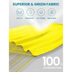 11 Ft.Double Top Round Outdoor Cantilever Umbrella With Cover,Heavy-Duty 360° Rotation Patio Umbrella In Yellow 17 11 Ft.Double Top Round Outdoor Cantilever Umbrella With Cover,Heavy-Duty 360° Rotation Patio Umbrella In Yellow -More Furniture Store jearey cantilever umbrellas 11sdylm yellow 66 1000