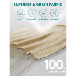 11 Ft. X 11 Ft. Square Two-Tier Top Rotation Outdoor Cantilever Patio Umbrella With Cover In Beige -More Furniture Store jearey cantilever umbrellas lk11fx beige 1d 1000