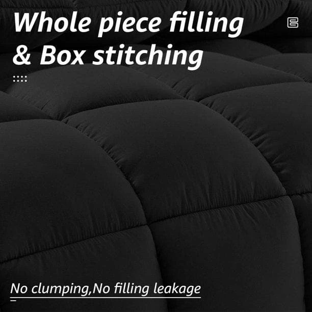 All Season Black Califonia King Breathable Comforter 2 All Season Black Califonia King Breathable Comforter - Image 2