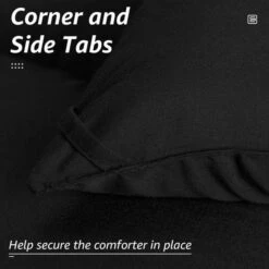 All Season Black Twin Breathable Comforter -More Furniture Store jearey comforters 250g bk t 4f 1000