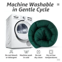 All Season Green Califonia King Breathable Comforter -More Furniture Store jearey comforters 250g gn ck fa 1000