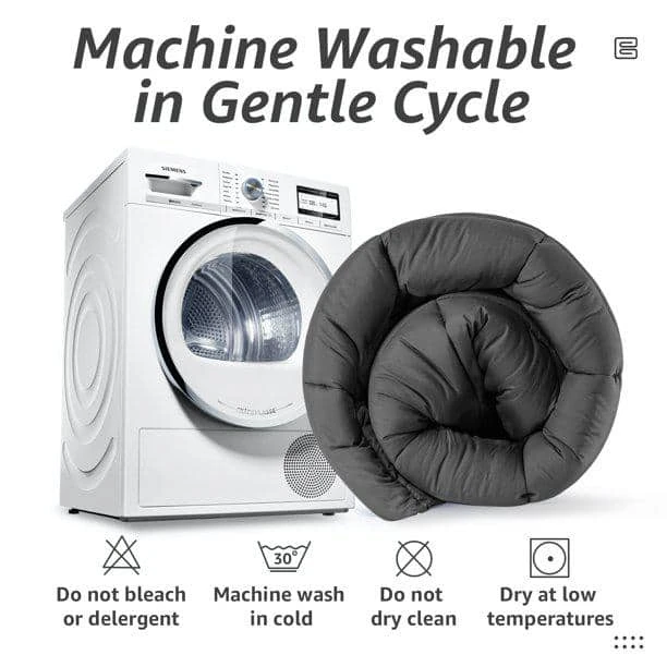 All Season Gray Queen Breathable Comforter 6 All Season Gray Queen Breathable Comforter - Image 6