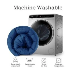 All Season Navy Full Breathable Comforter -More Furniture Store jearey comforters 250g nv f 1f 1000