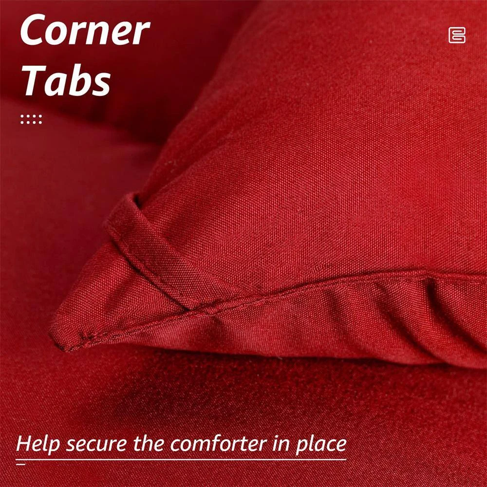 All Season Red Califonia King Breathable Comforter 5 All Season Red Califonia King Breathable Comforter - Image 5