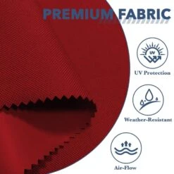 6.5 Ft. X 10 Ft. Rectangular Steel Market Crank And Tilt Outdoor Patio Umbrella In Red -More Furniture Store jearey market umbrellas cb 6 5 10 rd fa 1000