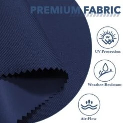 8 Ft X 10 Ft. Rectangular Steel Market Crank And Tilt Outdoor Patio Umbrella In Navy -More Furniture Store jearey market umbrellas cb 8 10 nv 44 1000