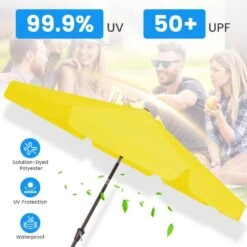 9 Ft. Steel Market Crank And Tilt Outdoor Patio Umbrella In Yellow 14 9 Ft. Steel Market Crank And Tilt Outdoor Patio Umbrella In Yellow -More Furniture Store jearey market umbrellas cbzzs 9 ye 44 1000