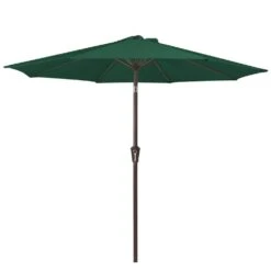 10 Ft. Market Patio Umbrella With Push Button Tilt And Crank In Green 9 10 Ft. Market Patio Umbrella With Push Button Tilt And Crank In Green -More Furniture Store jearey market umbrellas cx10 green 40 1000