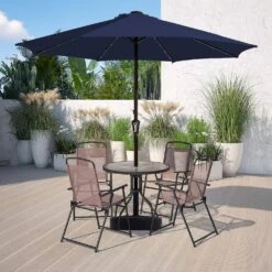 11 Ft. Market Solar LED Lighted Patio Umbrella Outdoor Steel Umbrella In Navy 8 11 Ft. Market Solar LED Lighted Patio Umbrella Outdoor Steel Umbrella In Navy -More Furniture Store jearey market umbrellas dzzzs 11 nv 40 1000