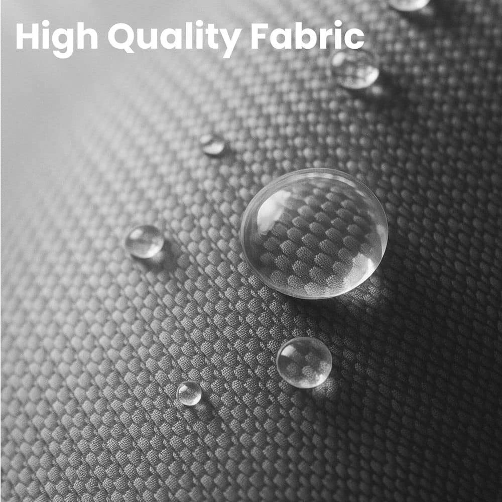 15 Ft. X 9 Ft. Large Market Patio Umbrella Steel Double-Side Outdoor Umbrella In Gray 7 15 Ft. X 9 Ft. Large Market Patio Umbrella Steel Double-Side Outdoor Umbrella In Gray - Image 7