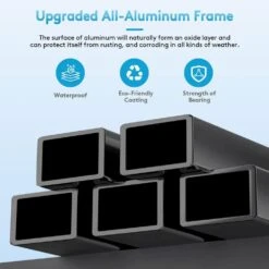 Modern Inspired Beige Metal Outdoor Chaise Lounge -More Furniture Store jearey outdoor chaise lounges aflc beige 66 1000